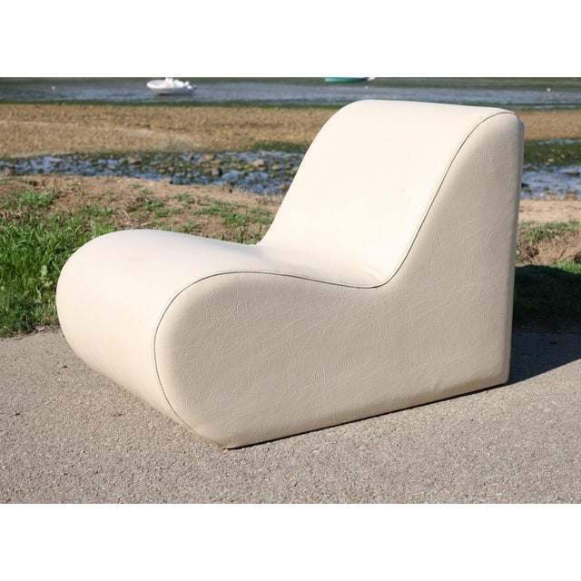 Vintage Faux Leather Lounge Chairs, 1970s, Set of 2 For Sale - Image 13 of 18