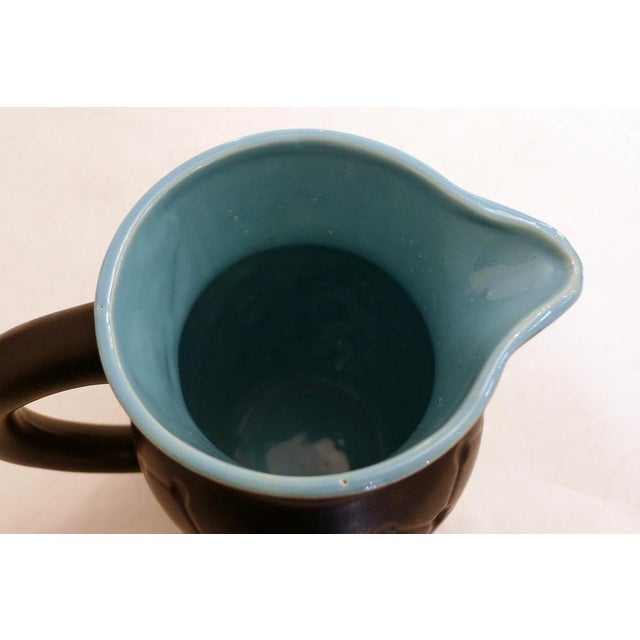 Mid-Century Pitcher in Earthenware with Résille Pattern from Poet-Laval, France, 1950s For Sale - Image 10 of 11