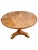 Wood William Switzer Round Foyer Table Center Entry Way Inlay With Claw Feet Made in Spain For Sale - Image 7 of 14