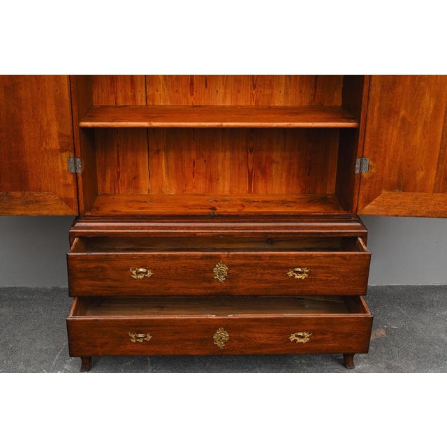 Baroque Style Cabinet in Oak and Pine, Early 19th Century For Sale - Image 14 of 18
