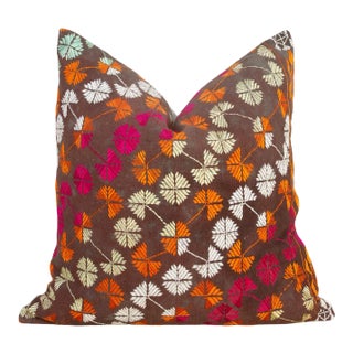 Nia Antique Indian Folk Pillow For Sale