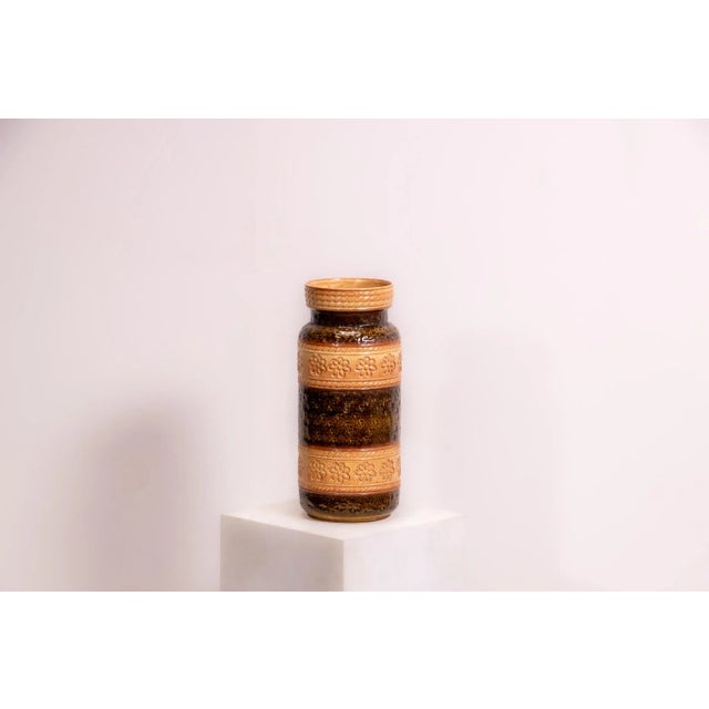 Large West German 660 40 Fat Lava Vase by Bay Keramik, 1970 For Sale - Image 6 of 6