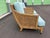 Sky Blue Late 20th Century Pair of McGuire St. Germain Woven Rattan Cane Lounge Chairs For Sale - Image 8 of 12