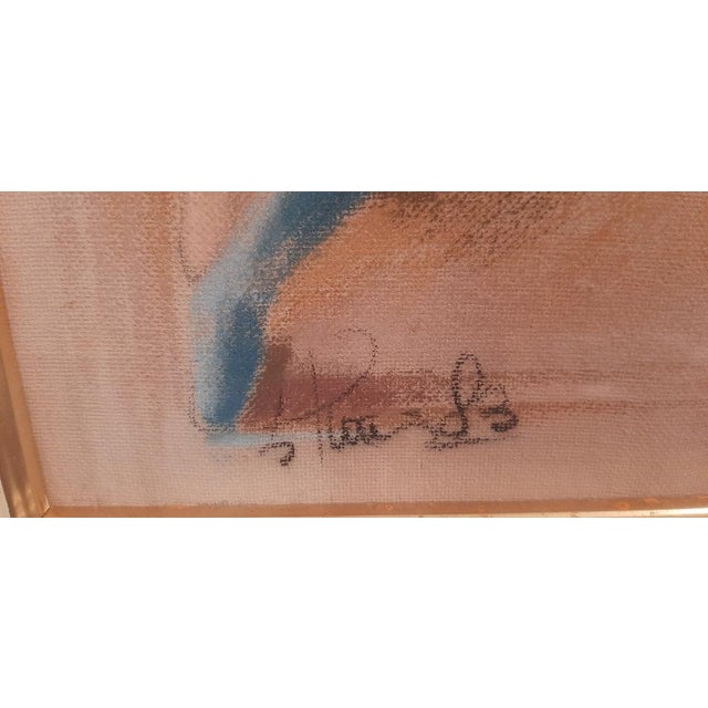 Pittis, Couple of Dancers, 1983, Oil on Canvases, Framed, Set of 2 For Sale - Image 17 of 18