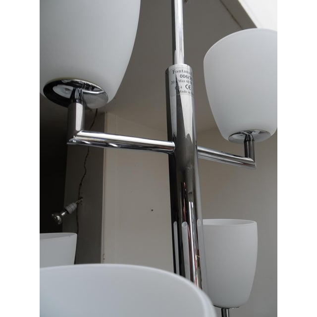 Large Vintage 006/20 Chrome and Glass Chandelier by Pietro Chiesa for Fontana Arte, 1990s For Sale - Image 10 of 17