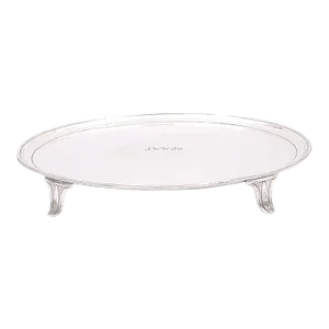 Sheffield Plate Oval Salver, England C 1930