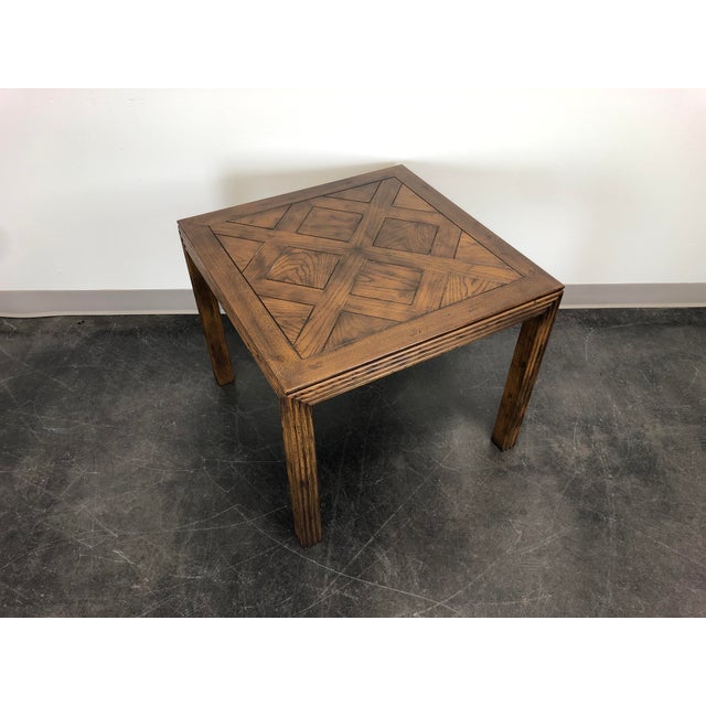 Henredon Artefacts Campaign Style Square Accent Table Chairish