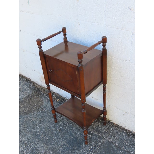 Traditional Early 1900s Small Cigar Tobacco Humidor Chest Box Cabinet 6354 For Sale - Image 3 of 11