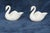 Lenox Lenox Porcelain Swans Pair of 2 Figurines Miniature Trinket or Ring Dish 5205b For Sale - Image 4 of 9