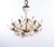 1950s Floral Ceiling Lamp attributed to United Workshops, Germany, Munich, 1950s For Sale - Image 5 of 10