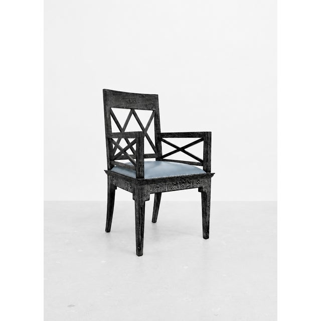 Art Nouveau Armchairs attributed to Josef Hoffmann School, Vienna, 1912, Set of 3 For Sale - Image 13 of 18
