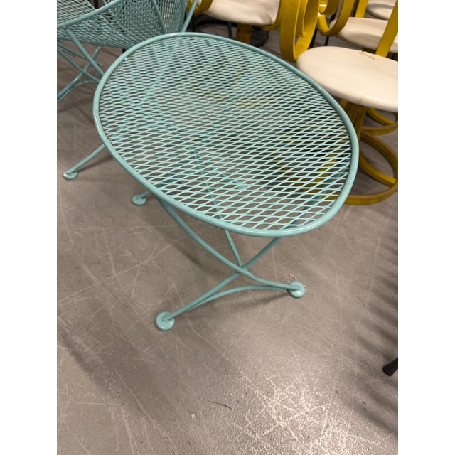 1960s Tempestini for Salterini set of Orange Slice Clamshell Chairs and Table, Attributed For Sale - Image 10 of 18