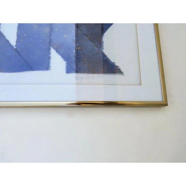 Abstract 1990s Abstract Pattern Woven Paper Collage by Tammy Price, Framed For Sale - Image 3 of 10