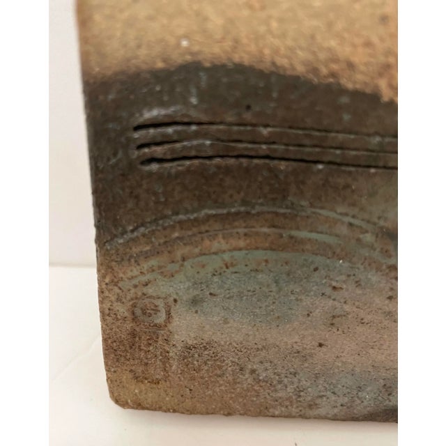 Paul Gooderham ceramic wall plaque. Made in England. Collectible. Cork back with wall bracket. Add a nice organic element...