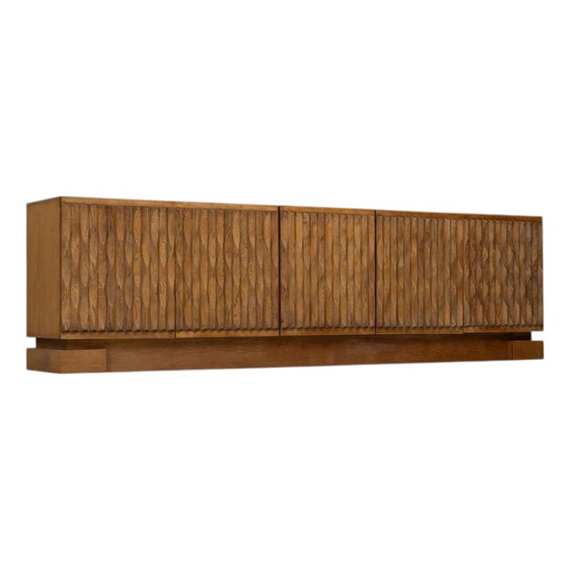 Niagara Sideboard in Oak by Maison Aurora, Belgium, 1975 For Sale