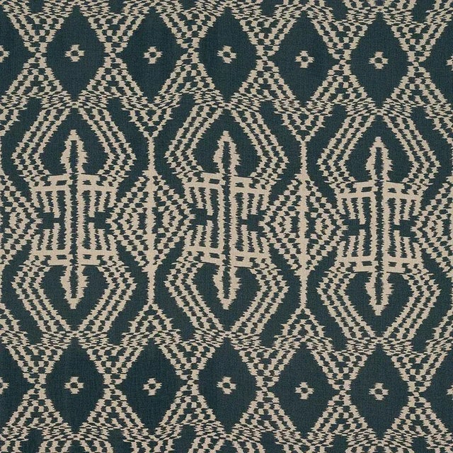 This relaxed, contemporary ikat is printed on unbleached Linen. With a substantial weight and sophisticated palette, it's...
