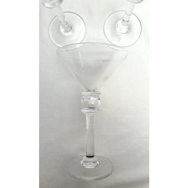 Early 21st Century Simon Pearce Hartland Martini Glasses - Set of 4 For Sale - Image 5 of 6