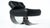 Mid-Century Black Leather Lounge chair and Ottoman Model 'Alta' by Oscar Niemeyer for Mobilier International - 1970s This...