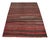 1950s Vintage Shahsavan Persian Kilim in Red and Brown Geometric Stripes - Rug & Kilim For Sale - Image 5 of 7