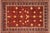 Shabby Chic Tribal Super Kazak Red/Blue Wool Rug - 6'10'' X 9'6'' For Sale - Image 9 of 10