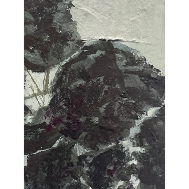 2020s "Muted Moss" Contemporary Impressionist Landscape in Various Shades of Green by Mill Valley Artist Mary Anne McKernie For Sale - Image 5 of 7