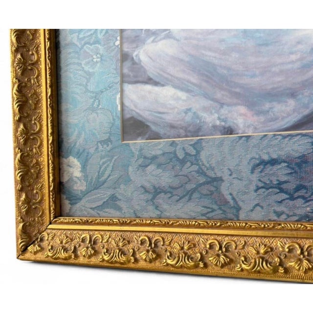 "1900's The Swans" is a medium-sized lithography print by French artist Joseph Marius Avy. The landscape depiction...