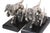 Mid 20th Century Pr. Silvered Metal Dog Bookends by the Philadelphia Mfg. Co. For Sale - Image 17 of 18