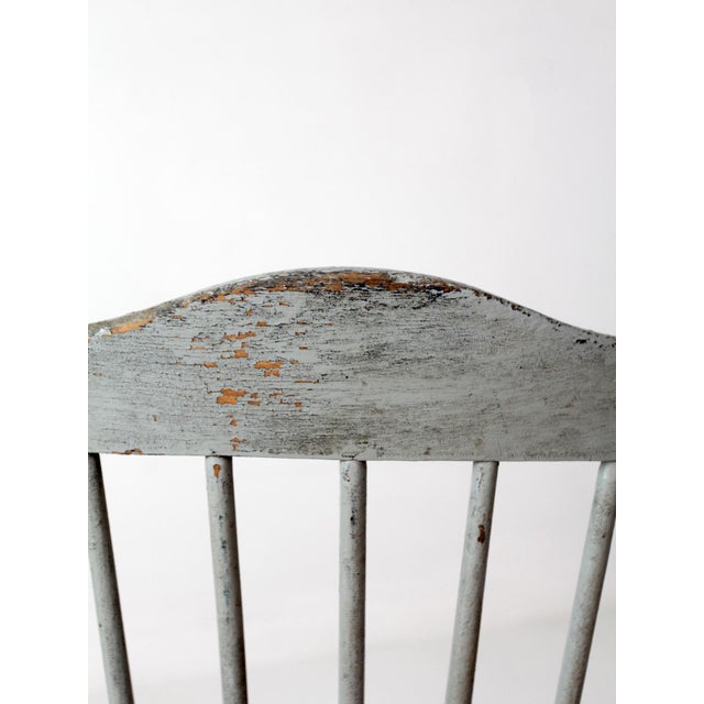 Antique Victorian Painted Spindle Back Chair For Sale - Image 13 of 16