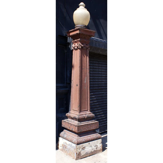 20th century Beaux Arts style large scale entrance lights. These are the originals, we can copy them for you if you need...