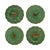Bordallo Pinheiro Woods Assorted Snack Plates, Set of 4 For Sale In New York - Image 6 of 6