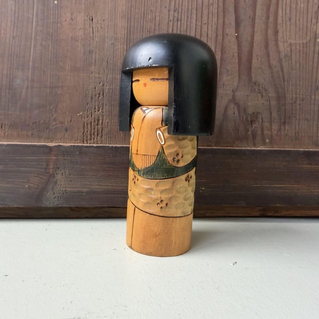 Vintage Japanese Gumma Kokeshi by Kisaku, 1980s For Sale - Image 4 of 8