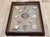 Lovely vintage framed seashell shadow box. Features an assortment of shells. Professionally framed and wired to hang on...