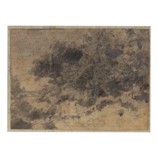 Luigi Galli, Landscape, 19th Century, Pencil on Paper For Sale