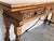 Wood Early 20th Century Spanish Fold Out Console Table With Iron Stretcher & 3 Drawer For Sale - Image 7 of 9