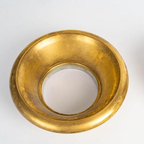 Napoleon III Gilt Bronze Vase Tops, 19th Century, Set of 2 For Sale - Image 4 of 6