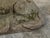 Pair of English 1920s Cast Stone Reclining Lion Sculptures on Conforming Bases For Sale - Image 10 of 10