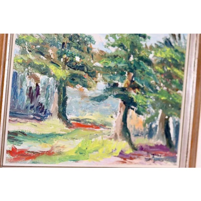 Oil Painting on Canvas – Signed by B. Högberg (1974) Immerse yourself in this stunning landscape oil painting, showcasing...