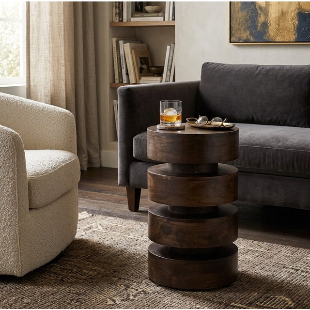 Forge Tier Accent Table Small For Sale - Image 11 of 11