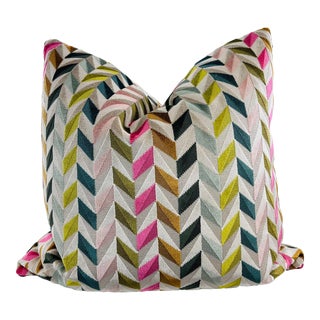 Romo "Katori" in Multi 22" Pillows-A Pair For Sale