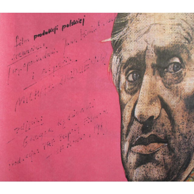 Illustration 1984 Vintage Polish Movie Poster, Fucha (Pink) For Sale - Image 3 of 6