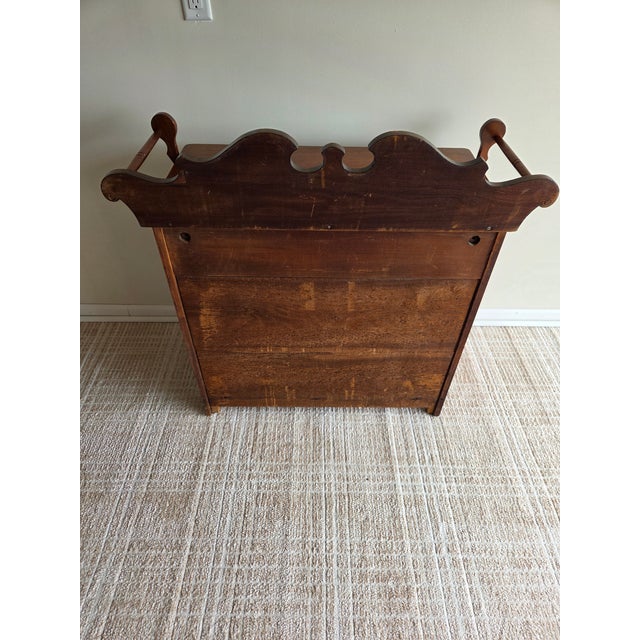 American Empire Style Burl Chest of Drawers Mid to Late 19th Century For Sale - Image 9 of 9