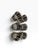 Culver Ltd. Mid 20th Century Mid-Century Modern Culver "ServeMates" 22k Gold & Black Block Rocks Glasses - Set of 6 For Sale - Image 4 of 6