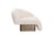 Kaia Modern White Boucle Left Arm Accent Chair For Sale - Image 4 of 10