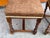 Brown Set of Vintage Colonial Stools in Wood, 1950 For Sale - Image 8 of 9