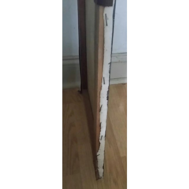 Wood 1950s Vintage Signed Nude Oil on Canvas Painting, Unframed For Sale - Image 7 of 8