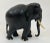Antique Anglo Indian Elephant Black Ebonized Wood Hand Carved Sculpture For Sale In Palm Springs - Image 6 of 12