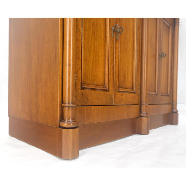 Two Drawers Two Draws Empire Revival Server Credenza Sideboard Cabinet MINT For Sale - Image 6 of 18