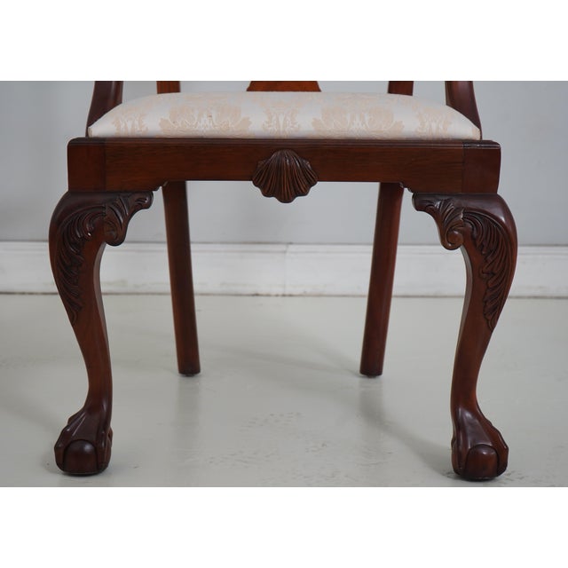 Set of 10 Mahogany Chippendale Dining Chairs For Sale - Image 11 of 18