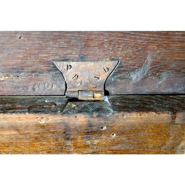 Brown Large Antique Three-Drawer Mule Chest For Sale - Image 8 of 12