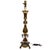 31" Tall Queen Anne Style Brass Patinaed Scroll Design Table Lamp. Measures 31" High x 8" Wide x 8" Deep,